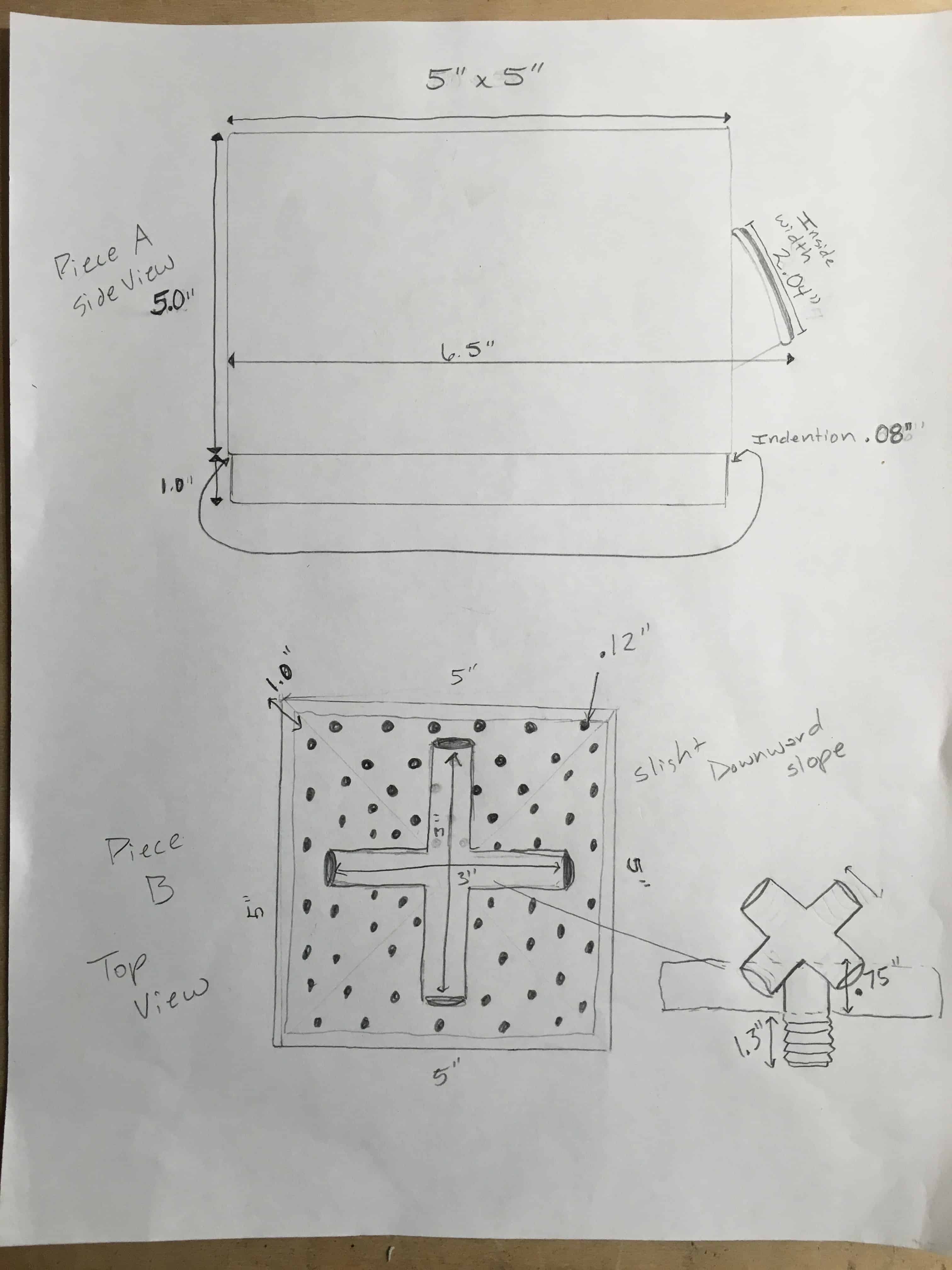 3D Printed Hydroponics Sketch